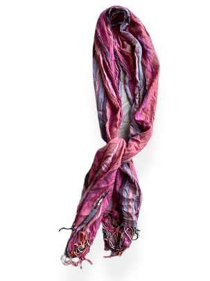 Rubynee Vintage y2k Jules Multi strip scarf