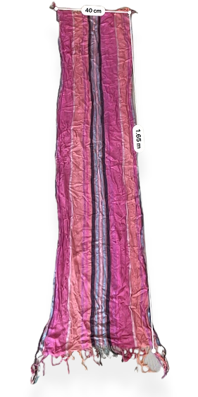 Rubynee Vintage y2k Jules Multi strip scarf