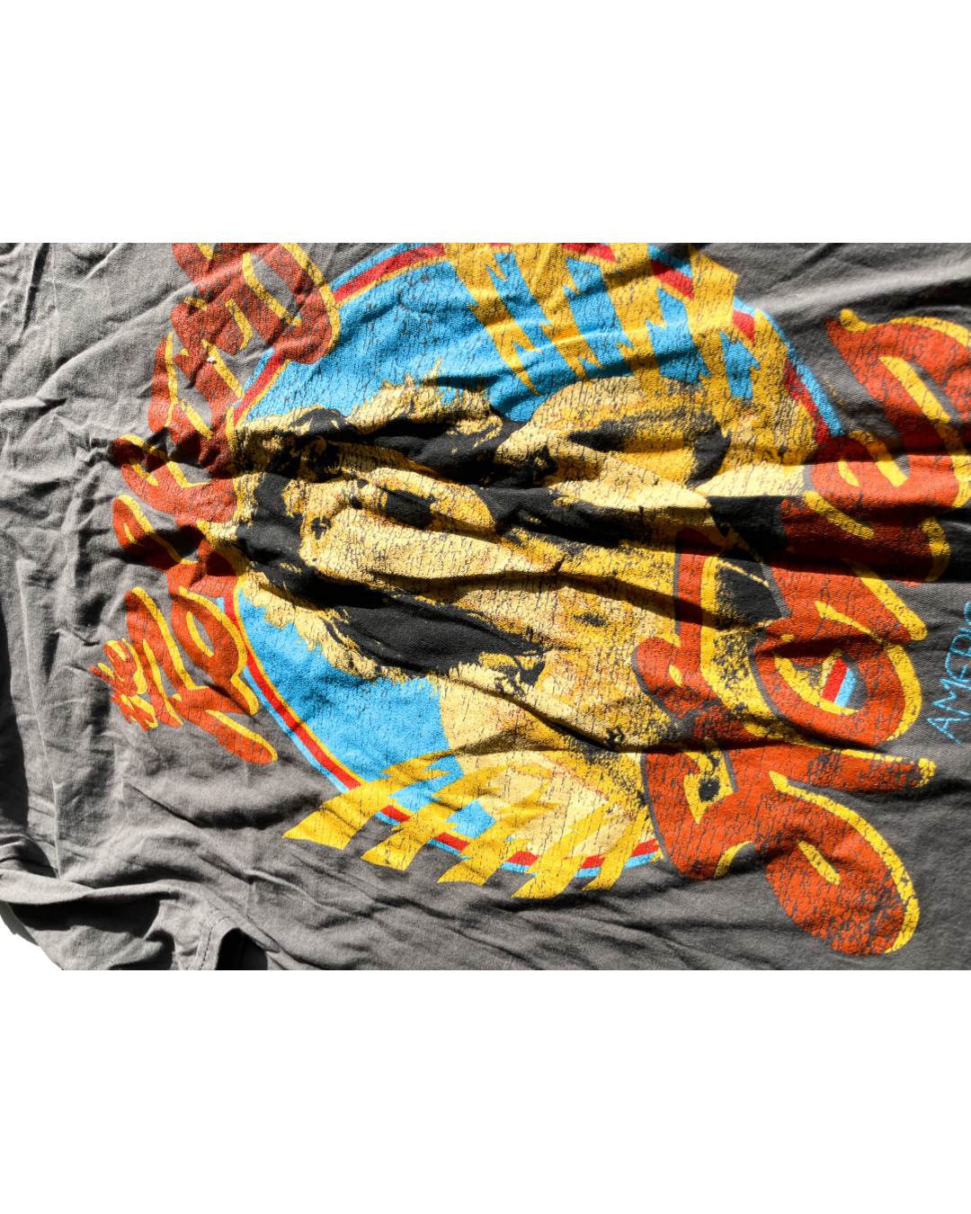 Vintage Rolling Stones Tour  grey T-Shirt in size L   L 31  W 23 |SKU 5062