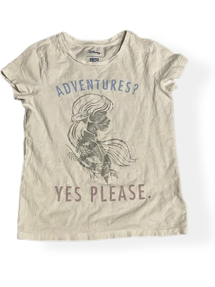 Rubynee Vintage y2k Disney Graphics Beige T-shirts size XS