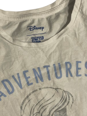 Rubynee Vintage y2k Disney Graphics Beige T-shirts size XS