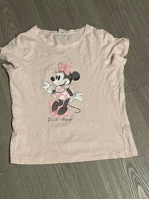 Rubynee Vintage y2k Disney Mickey Mouse Pink T-Shirt Size L