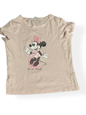 Rubynee Vintage y2k Disney Mickey Mouse Pink T-Shirt Size L