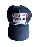Y2K Couture hat with blue and red label , perfect condition |SKU 5069