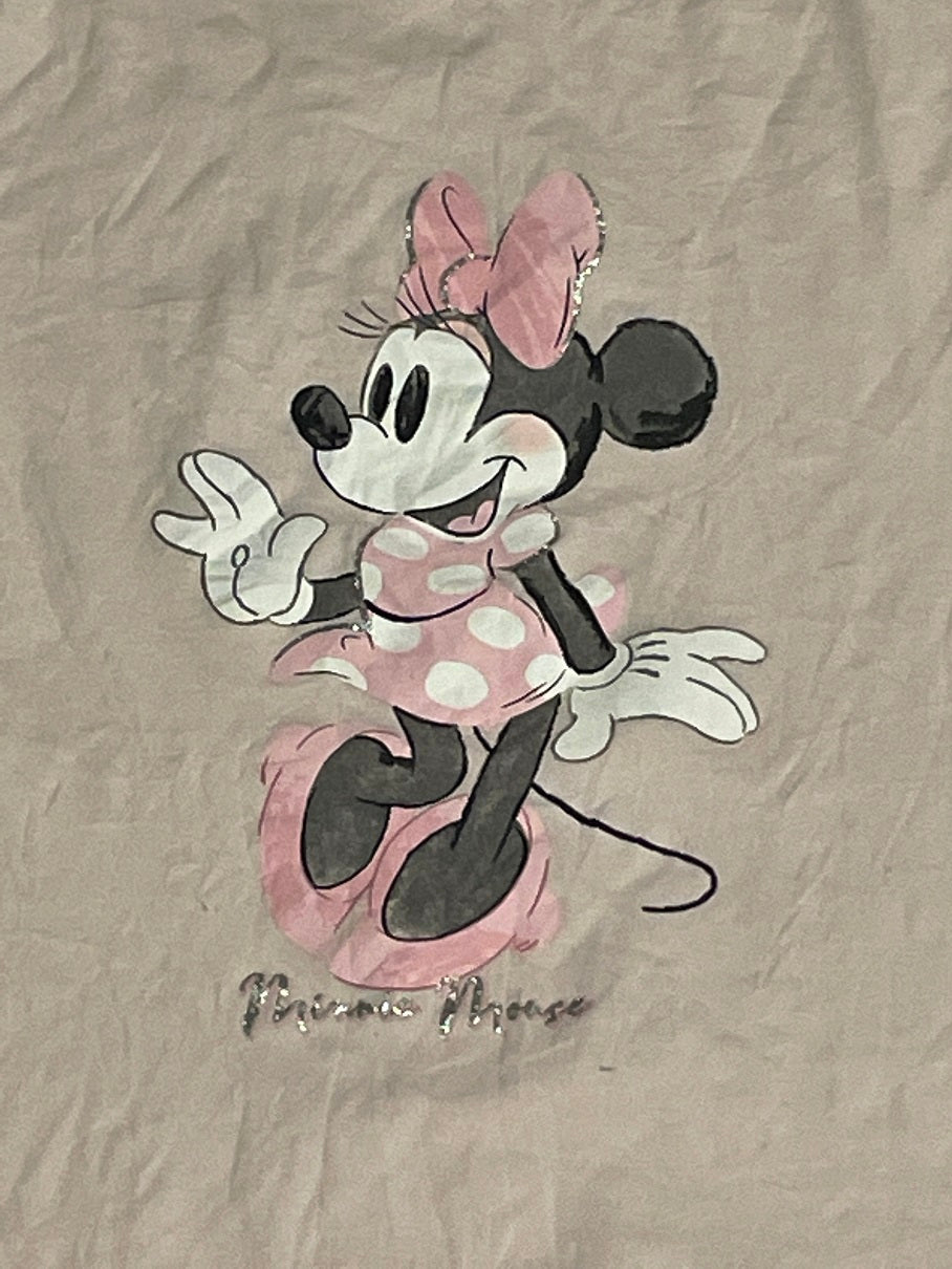 Rubynee Vintage y2k Disney Mickey Mouse Pink T-Shirt Size L