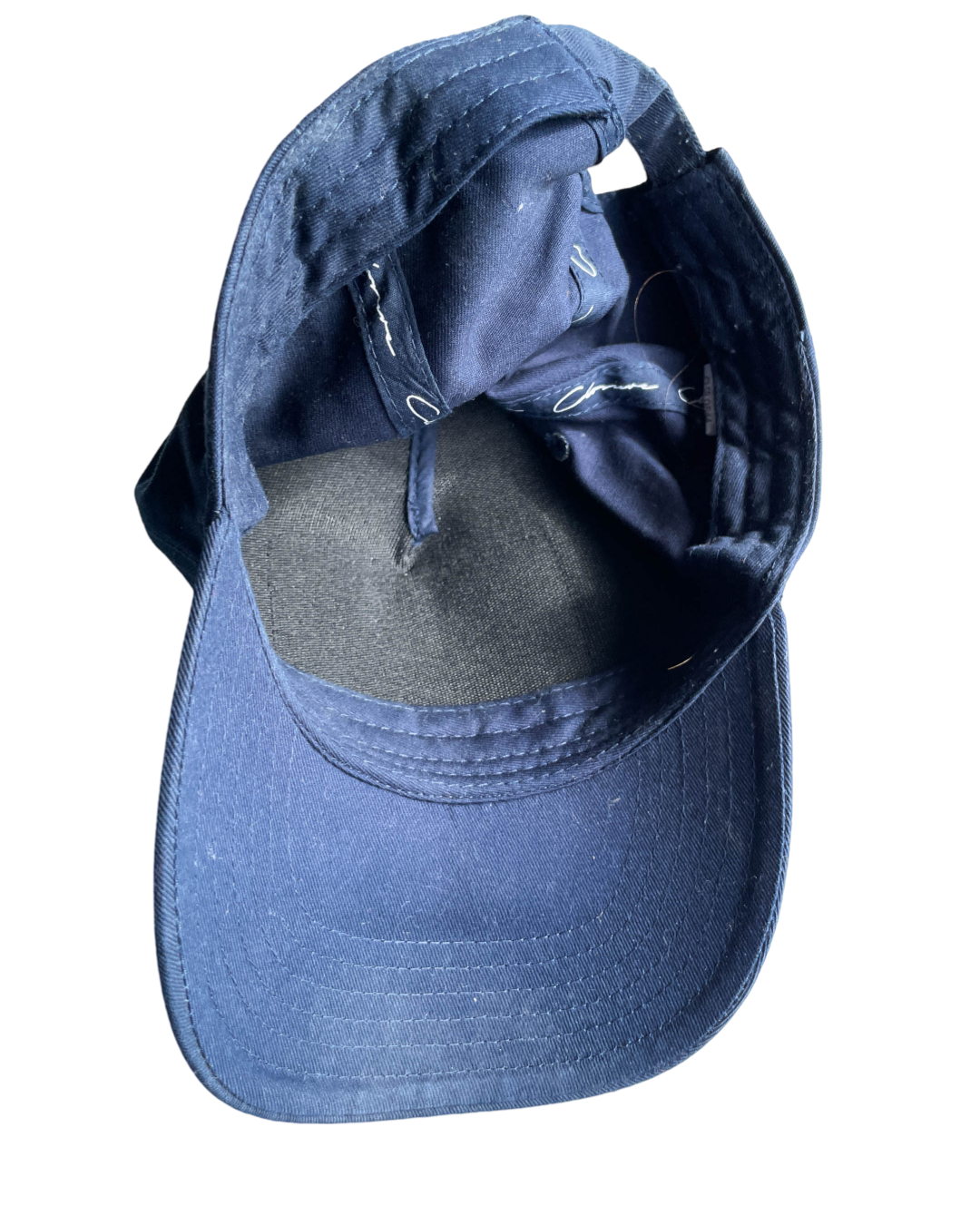 Y2K Couture hat with blue and red label , perfect condition |SKU 5069