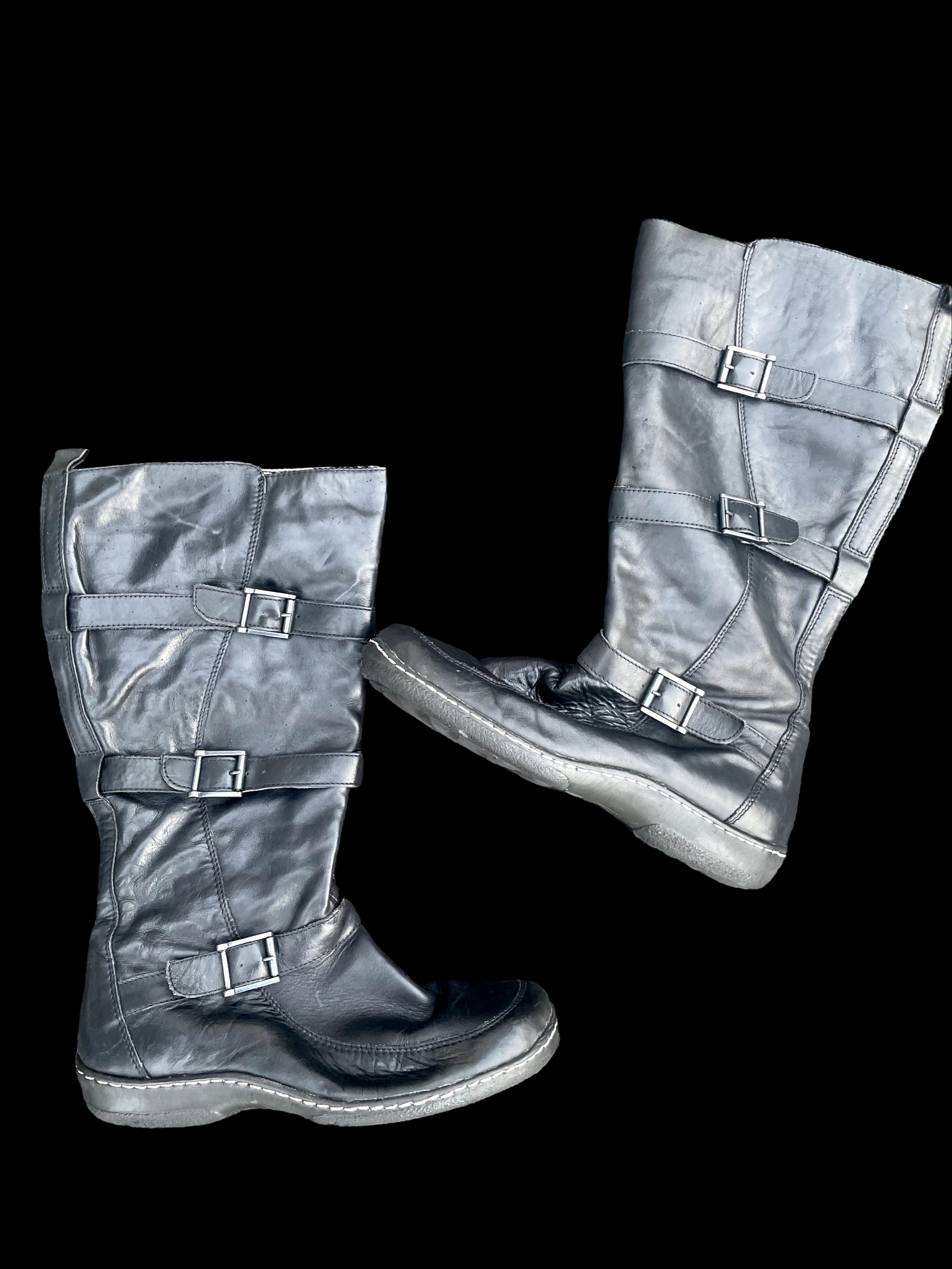 Cliche Vintage| Vintage Women’s knee high boots in black size 7 SKU: 4075