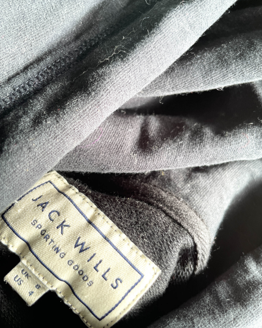 jackwills cropped navy womens sweather navy L 17 W 17 |SKU 5077