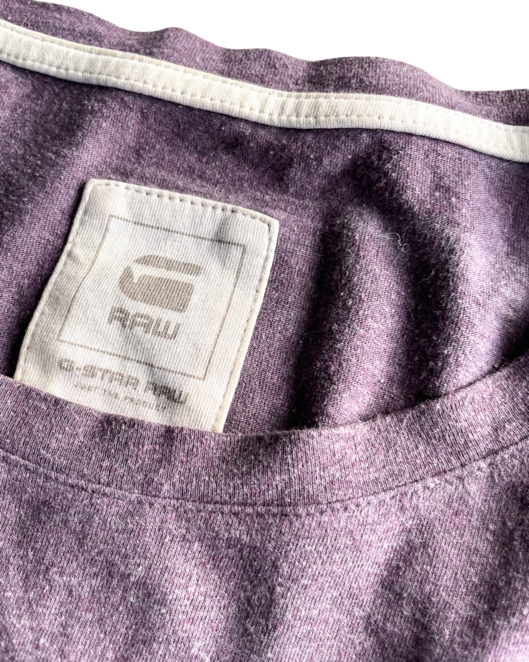 vintage g star purple t shirt in size in L  L 30 W 21|SKU 5080