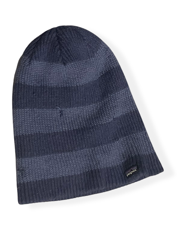 Rubynee Vintage y2k Patagonia Fleece Lined Striped Beanie Cap