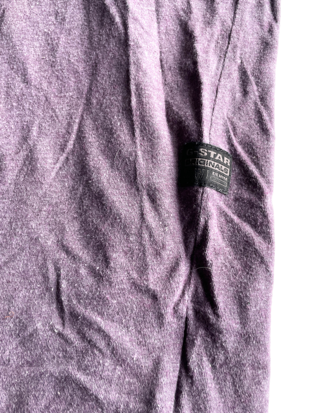vintage g star purple t shirt in size in L  L 30 W 21|SKU 5080