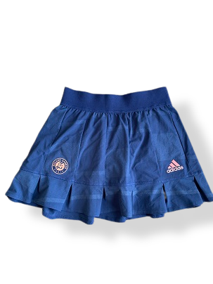 Rubynee Vintage y2k Roland Garos Paris Adidas tennis blue skirt size XS