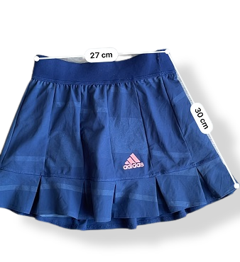 Rubynee Vintage y2k Roland Garos Paris Adidas tennis blue skirt size XS