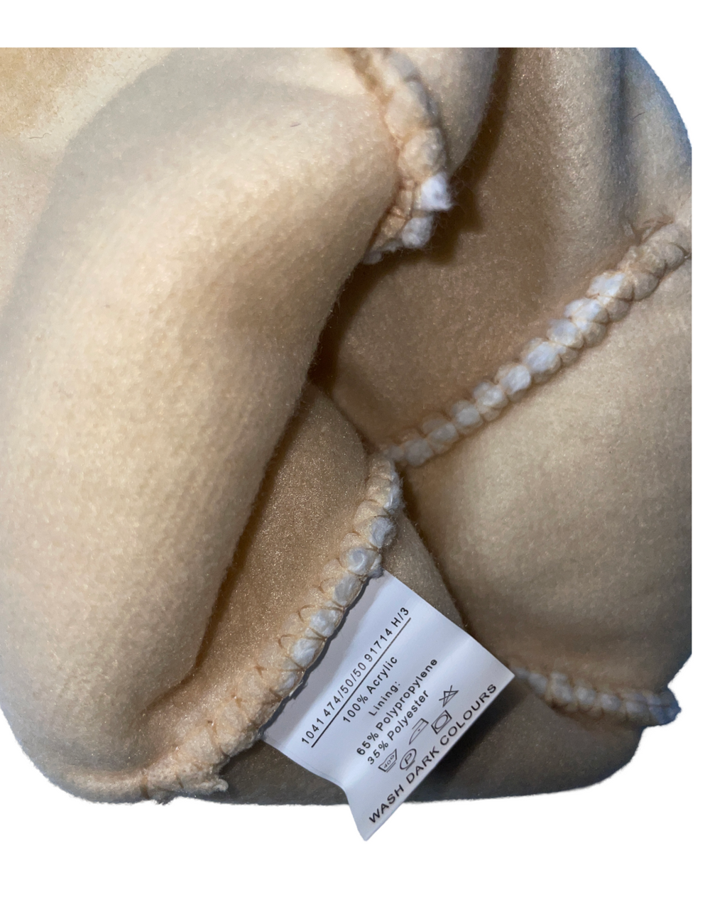 Rock Jock Thermal Insulation Knitted One Size Beanie Hat - White SKU 5084