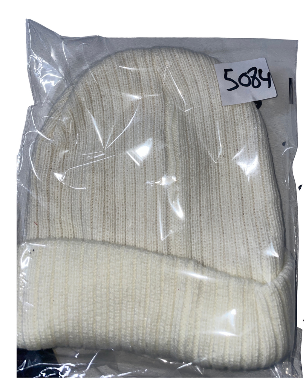 Rock Jock Thermal Insulation Knitted One Size Beanie Hat - White SKU 5084