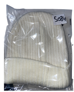 Rock Jock Thermal Insulation Knitted One Size Beanie Hat - White SKU 5084