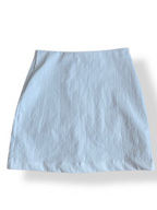 Rubynee Vintage y2k womens button white mini skirt