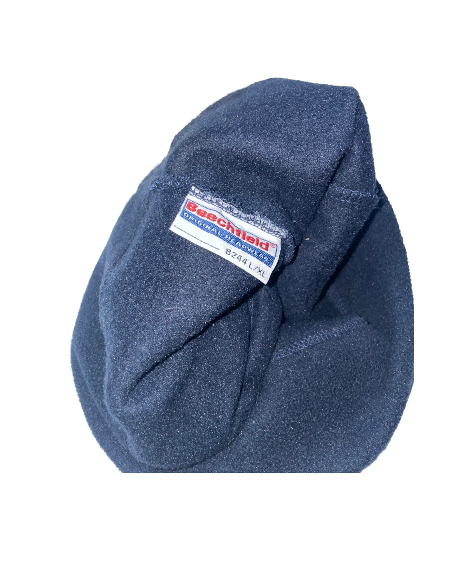 Beechfield Navy Blue Fleece Beanie Hat With Extra Warmth Band Womens Fleece Hat  L/XL | Men's Fleece Hat | Winter Hat, UnisexSKU 5089