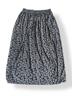 Rubynee Vintage y2k womens Pure Cotton Printed Maxi Tiered Skirt