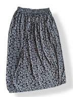 Rubynee Vintage y2k womens Pure Cotton Printed Maxi Tiered Skirt