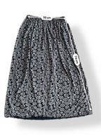 Rubynee Vintage y2k womens Pure Cotton Printed Maxi Tiered Skirt