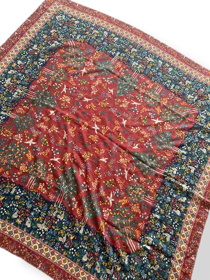 Rubynee Vintage y2k multi printed color blanket