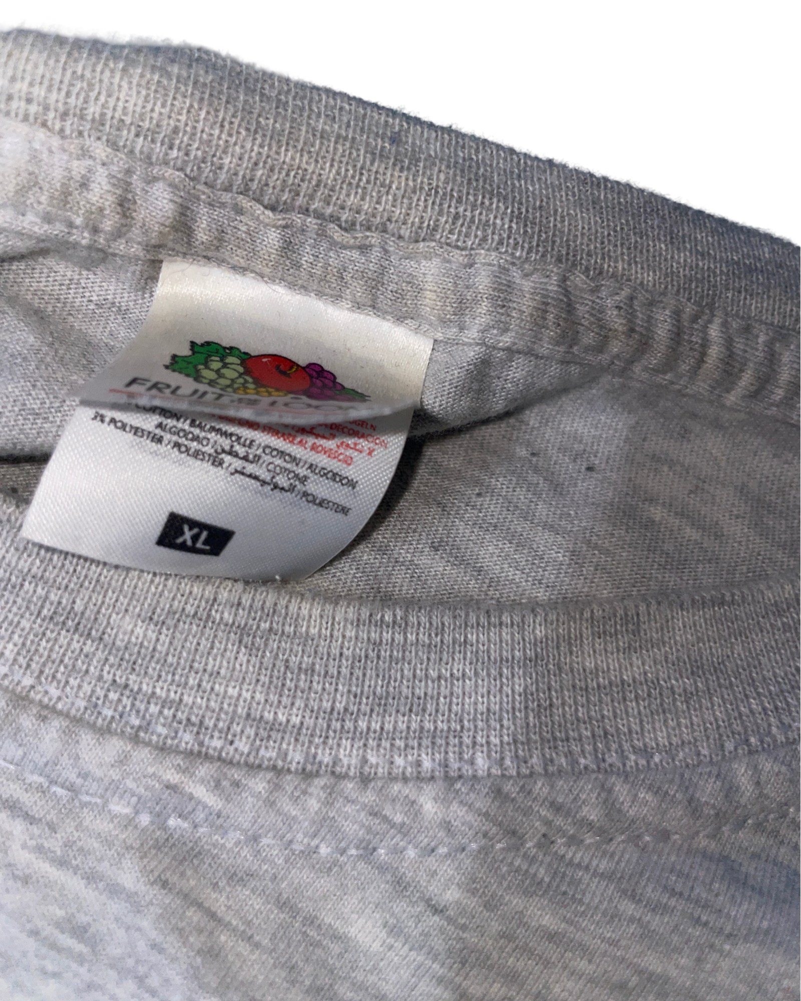 Fruit of the Loom URVI'S Grey Graphic T-Shirt SKU 5093