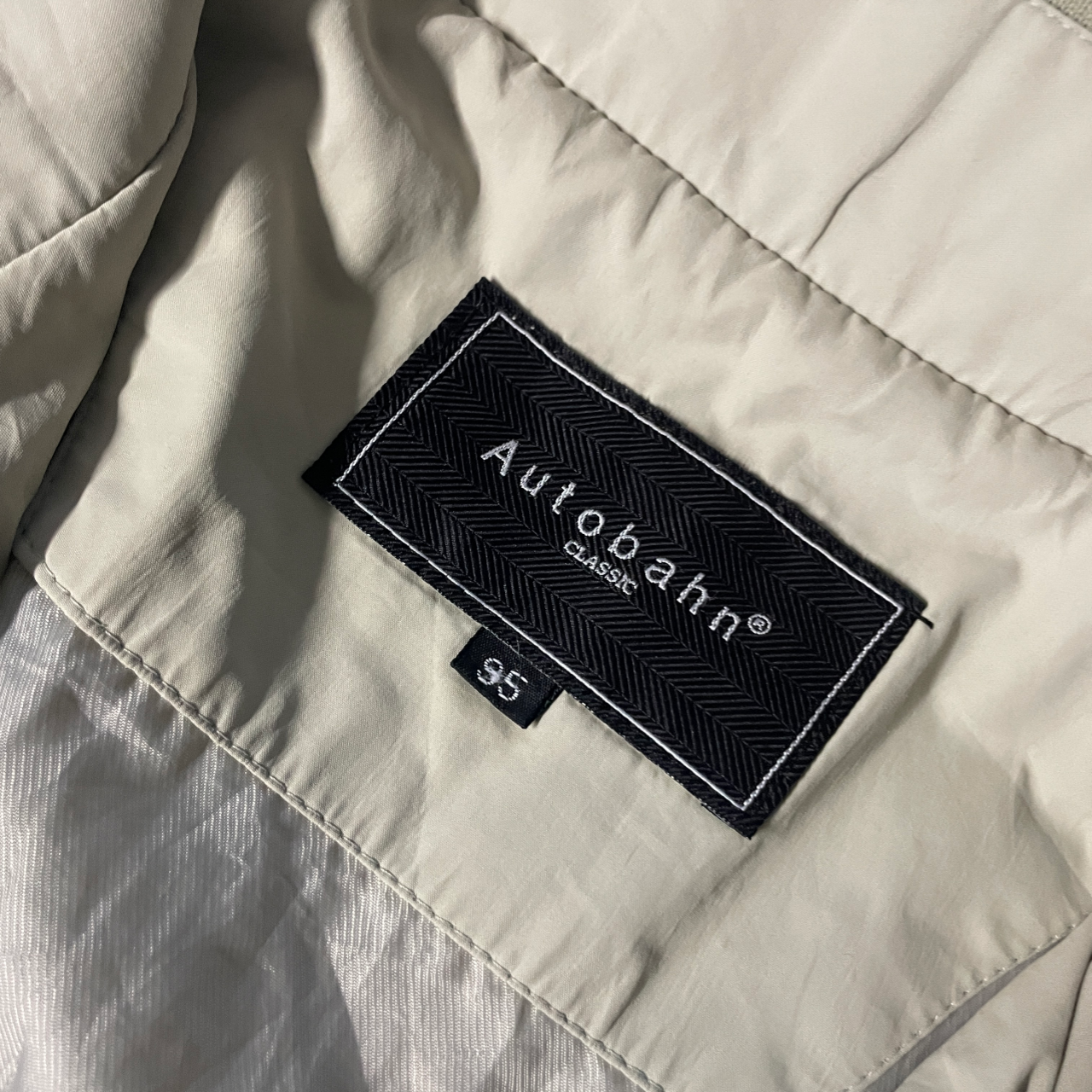 Vintage  Autobahn classic  Windbreaker Bomber Jacket Brown Size M L 27 W 21 SKU 5099