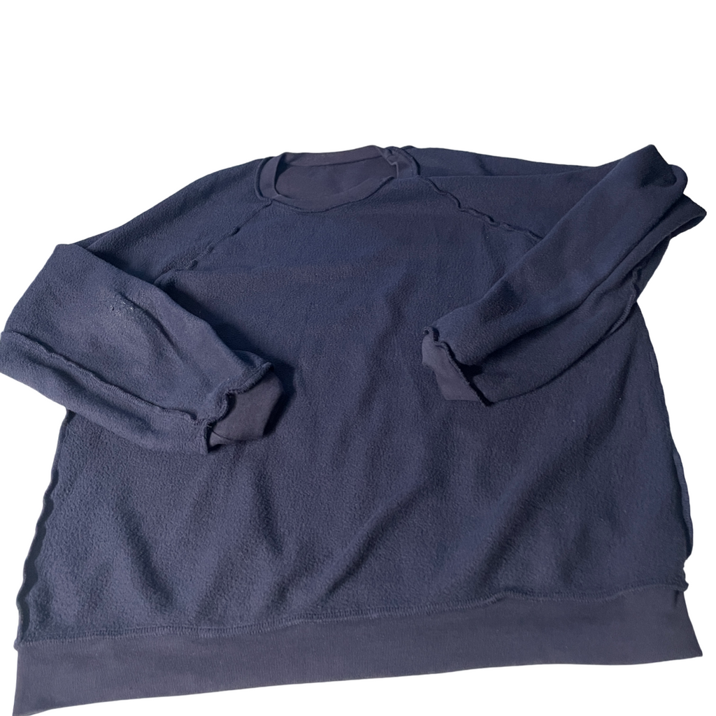 Vintage Navy American Apparel Crewneck Pullover Sweater. SKU 5100