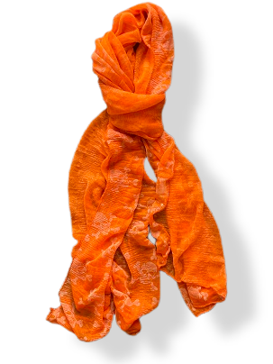Rubynee Vintage y2k Orange Cashmere scarf