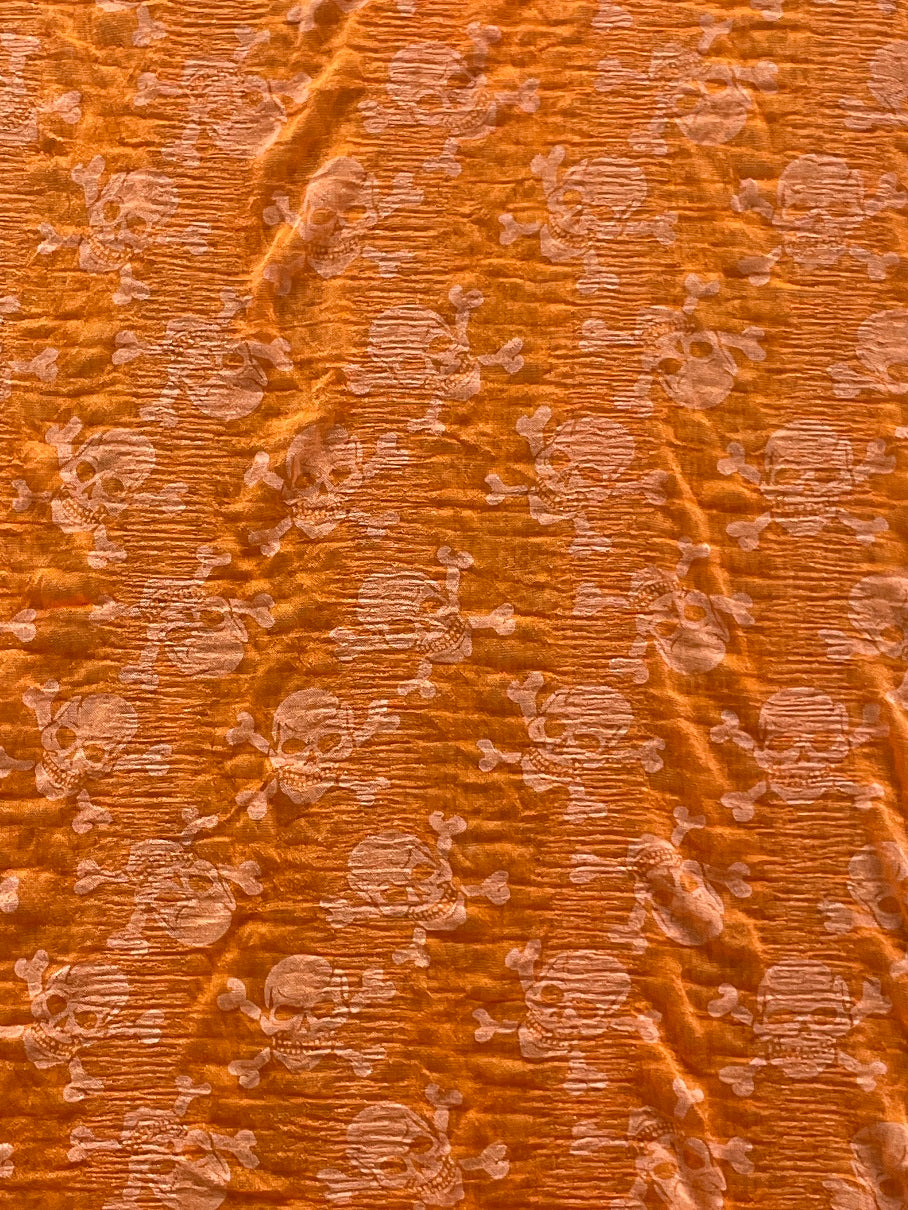 Rubynee Vintage y2k Orange Cashmere scarf