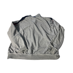  Vintage full Zip crest Logo Sweater, Grey Jumper Size M L 29 W 21 SKU 5103