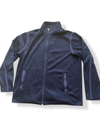 Rubynee Vintage y2k Johnston & Murphy mens full zip blue jacket