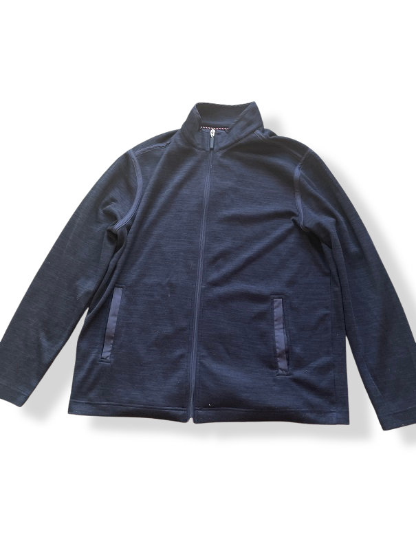 Rubynee Vintage y2k Johnston & Murphy mens full zip blue jacket