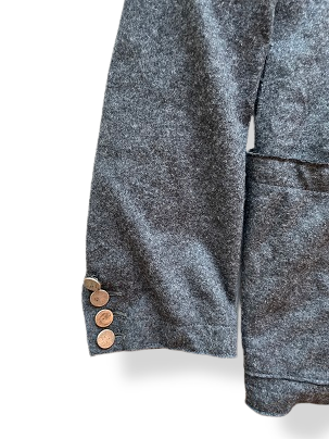 Rubynee Vintage y2k Brian Dales woolen grey coat