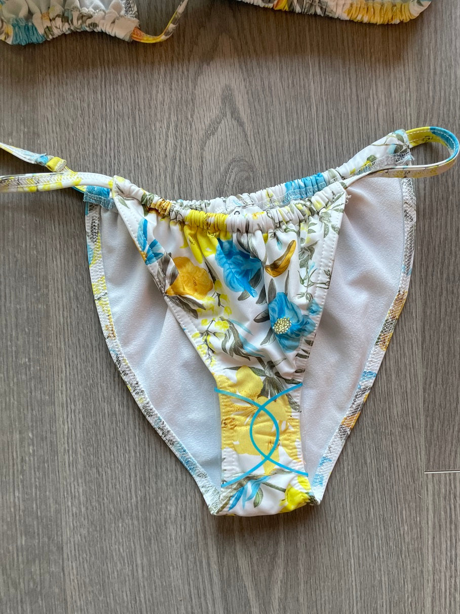 Rubynee Vintage y2k Romantic girls printed bikini