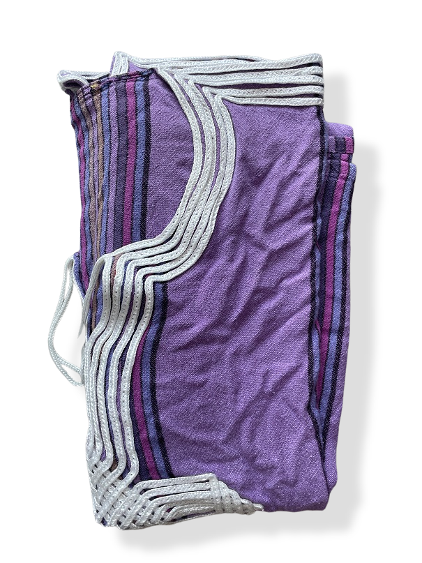 Rubynee Vintage y2k purple striped embroidery dress