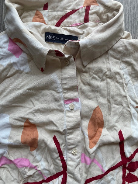 Rubynee Vintage y2k Marks & Spencer Women's Rayon A-Line Knee-Length Dress