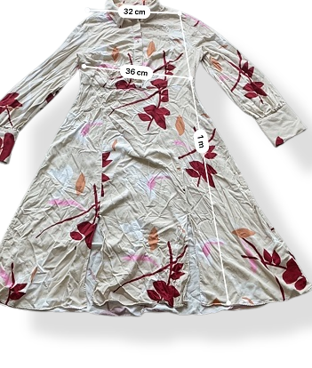 Rubynee Vintage y2k Marks & Spencer Women's Rayon A-Line Knee-Length Dress