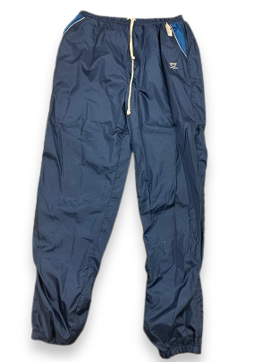 Vintage leopard mens waterproof blue trouser