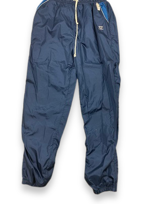 Vintage leopard mens waterproof blue trouser