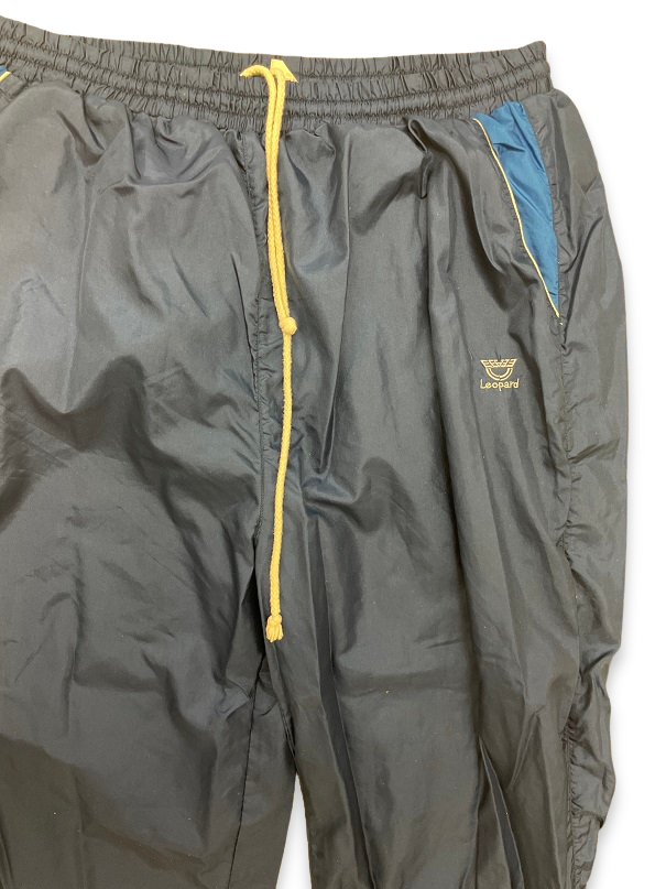 Vintage leopard mens waterproof blue trouser