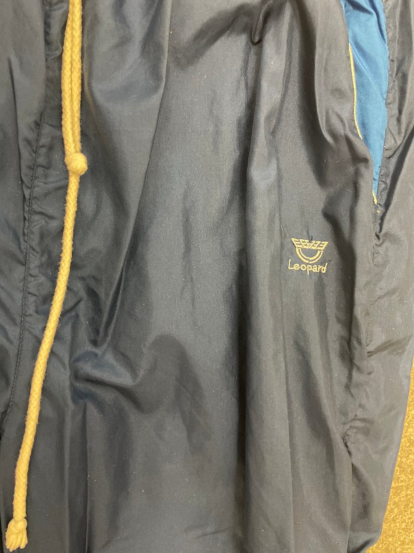 Vintage leopard mens waterproof blue trouser