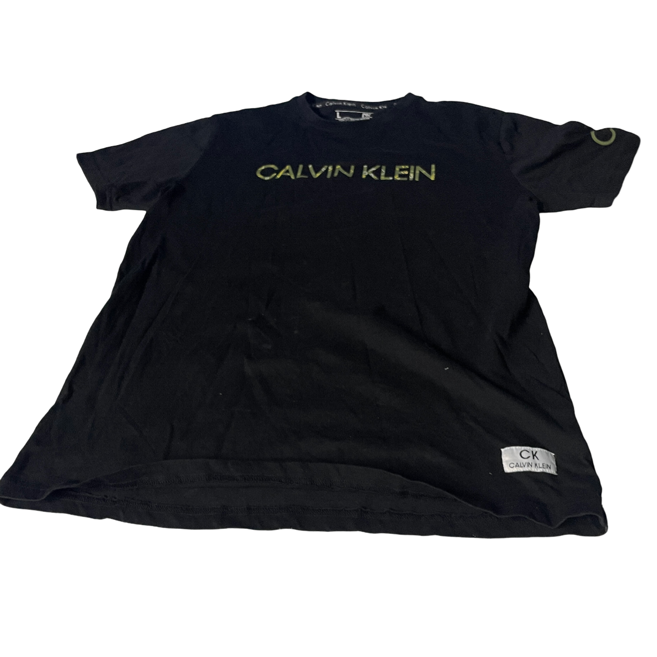 Calvin Klein multi T-shirt with the elegant and sophisticated Crew Neck Loungewear Top Sleep Black Small T-shirt L 28 W 21 SKU 5126