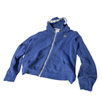 VINTAGE G STAR RAW Mens Hoodie Y2K  BLUE XlARGE FULL ZIP UP  Zip-Through Hoodie L 26 W 21 SKU 5131