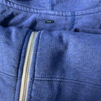 VINTAGE G STAR RAW Mens Hoodie Y2K  BLUE XlARGE FULL ZIP UP  Zip-Through Hoodie L 26 W 21 SKU 5131