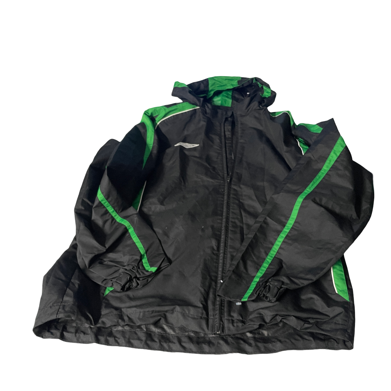 Vintage Umbro Black and Green Training Jacket SKU 5132