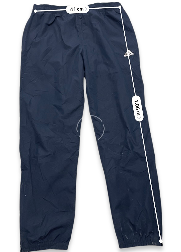 Vintage Adidas mens blue track pant