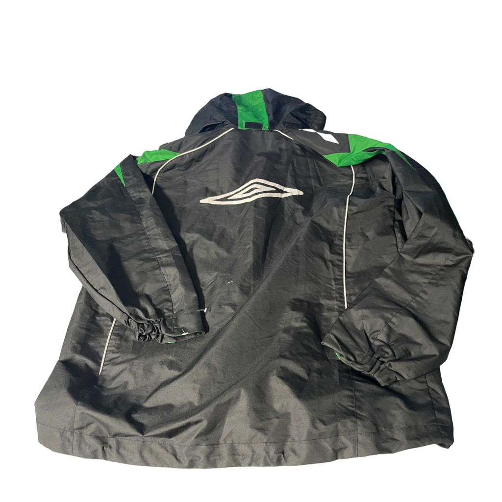 Vintage Umbro Black and Green Training Jacket SKU 5132