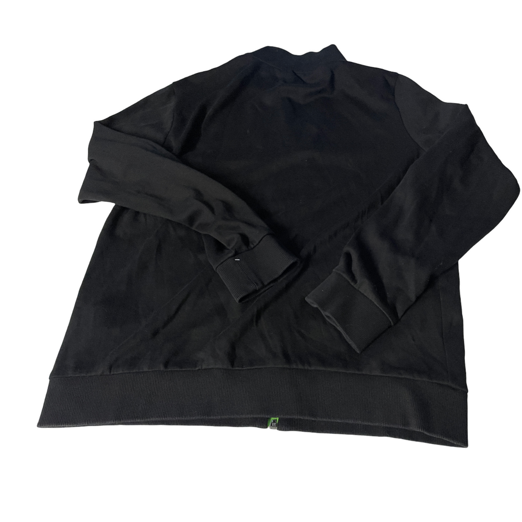 Hugo Boss Mens Track Jacket Medium Black Tracksuit Top Zip Up Sweater Jumper Sweaters for Men  L 29 W 21 SKU 5133
